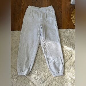 Aritzia TNA Light Gray Sweatpants